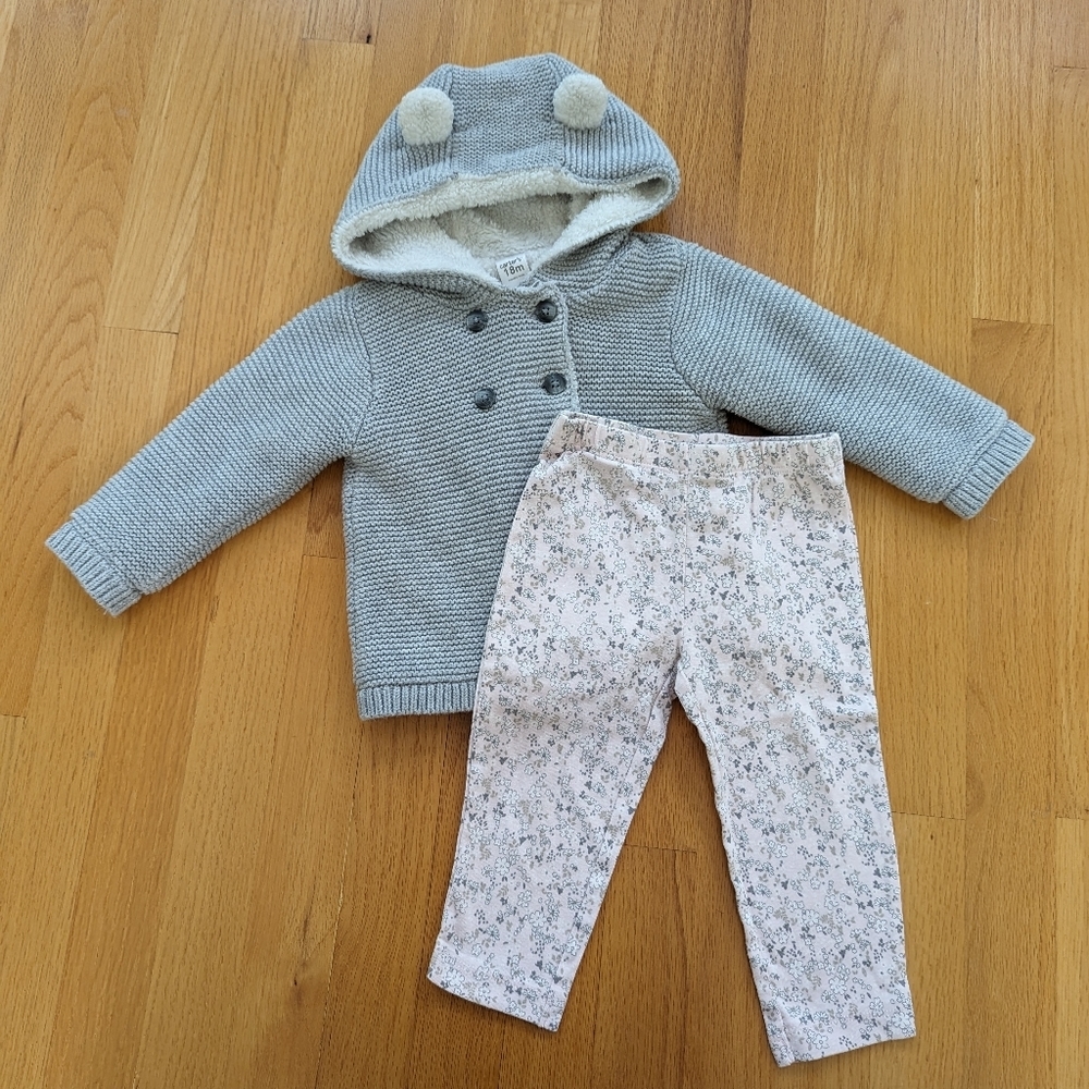 Carter's Sweater Jacket and Pants set